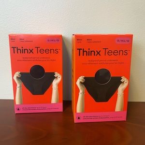 Thinx Teens Leakproof underwear Large/ Black